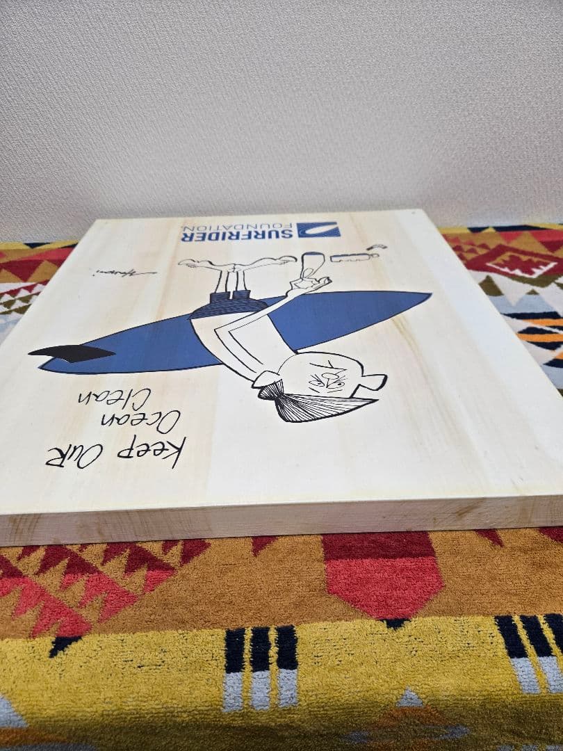 SURFRIDER FOUNDATION 木製サインボード 花井祐介