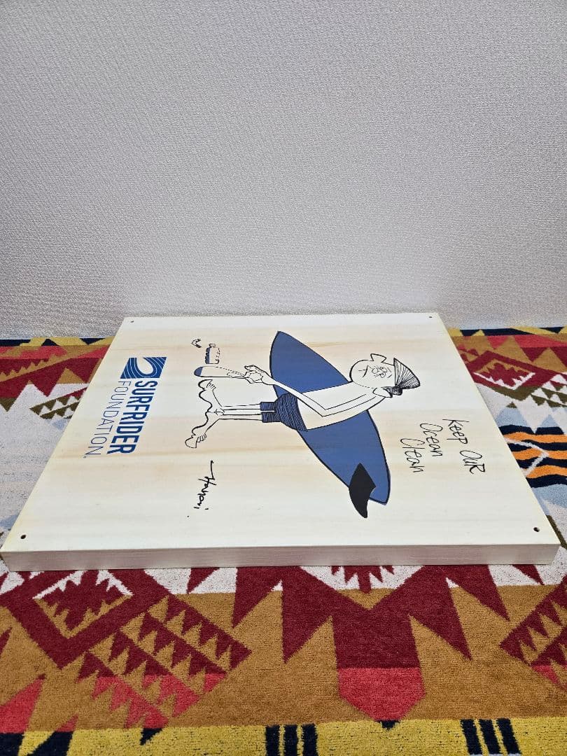 SURFRIDER FOUNDATION 木製サインボード 花井祐介