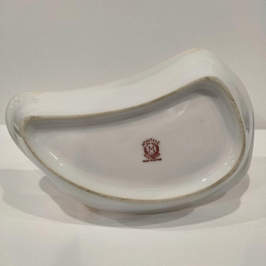 V299-5 オールドノリタケ ラスター彩 花絵 持手付プレート　B