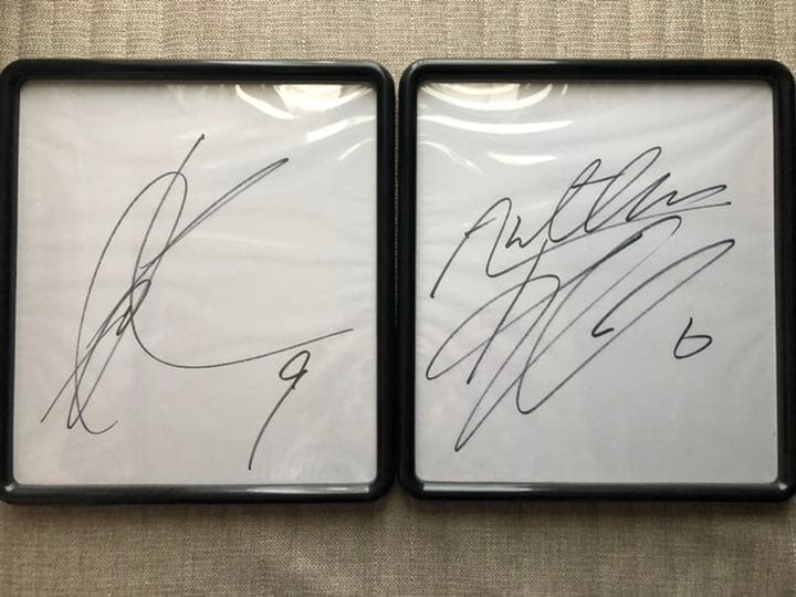 大迫勇也 中田浩二 直筆サイン