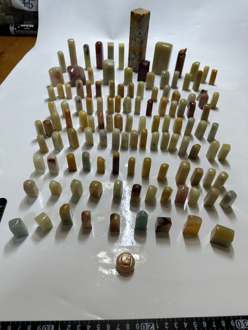 訳あり品　篆刻　印材　印石　まとめ　書道　落款　遊印　　ヒビ　使用済みなどなど