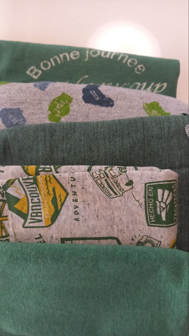 青、緑系の生地