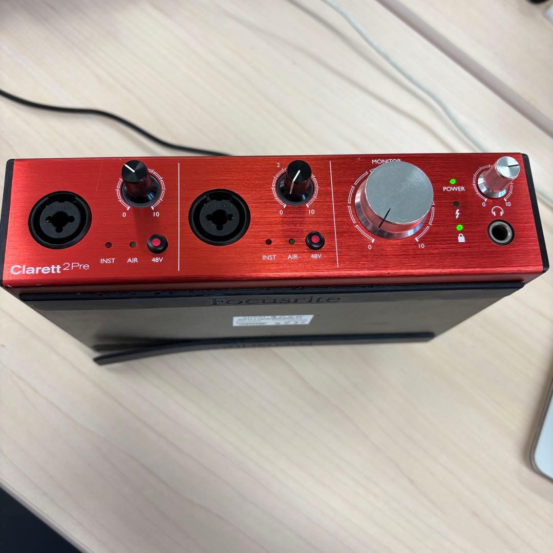 Focusrite Clarett 2Pre オーディオインターフェイス