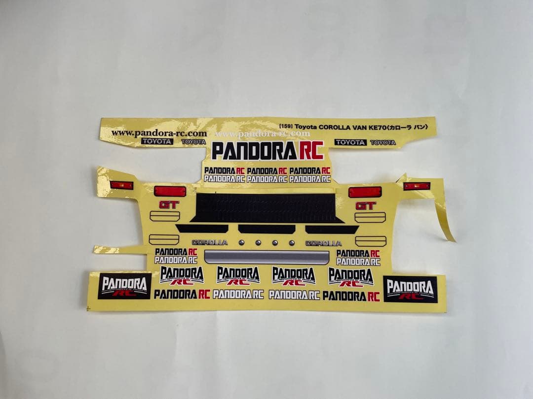 アナベルガトー　パンドラ　カローラバン塗装済みボディ