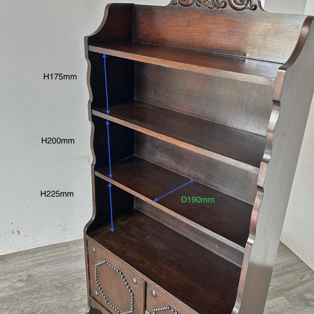 イギリス アンティーク家具 オープンブックケース 1930年頃 746A