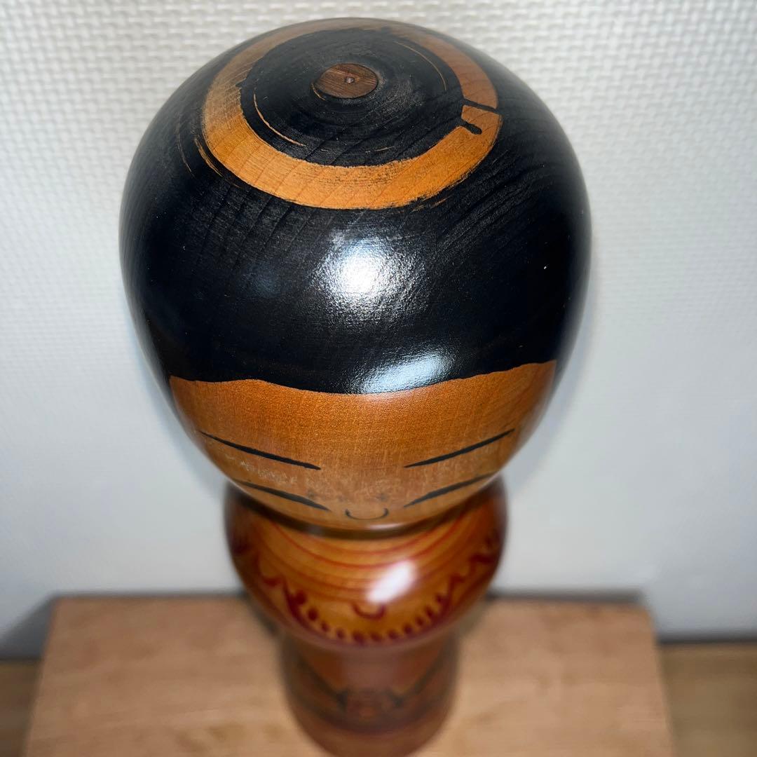 ⭕️伝統こけし　木地山こけし　ダルマこけし　⭕️超レアこけし　現代の名工　小椋久太郎