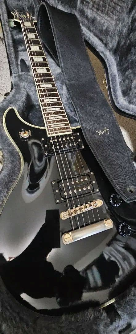 Epiphone TAK DC 松本孝弘　moody straps本革ストラップ