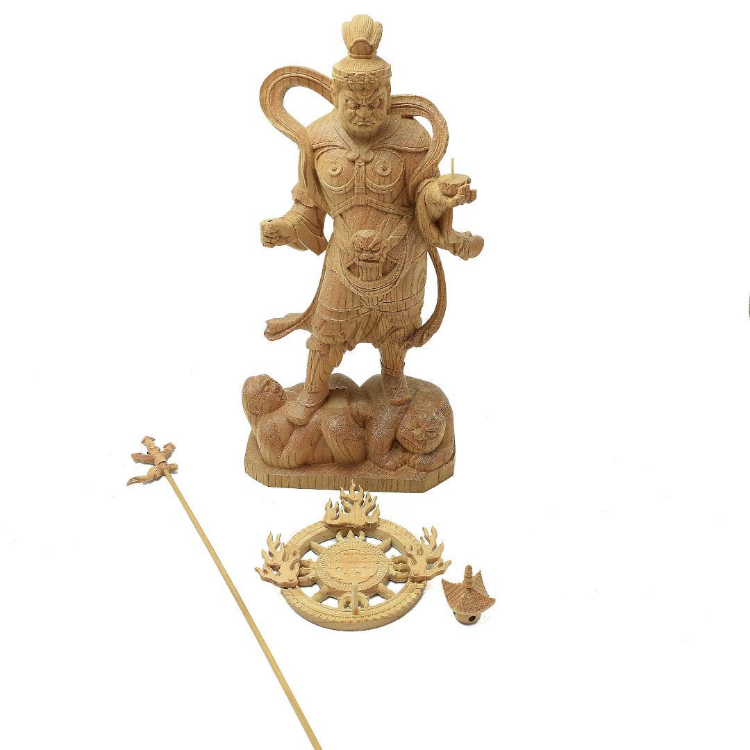 欅　毘沙門天　30ｃｍ #068