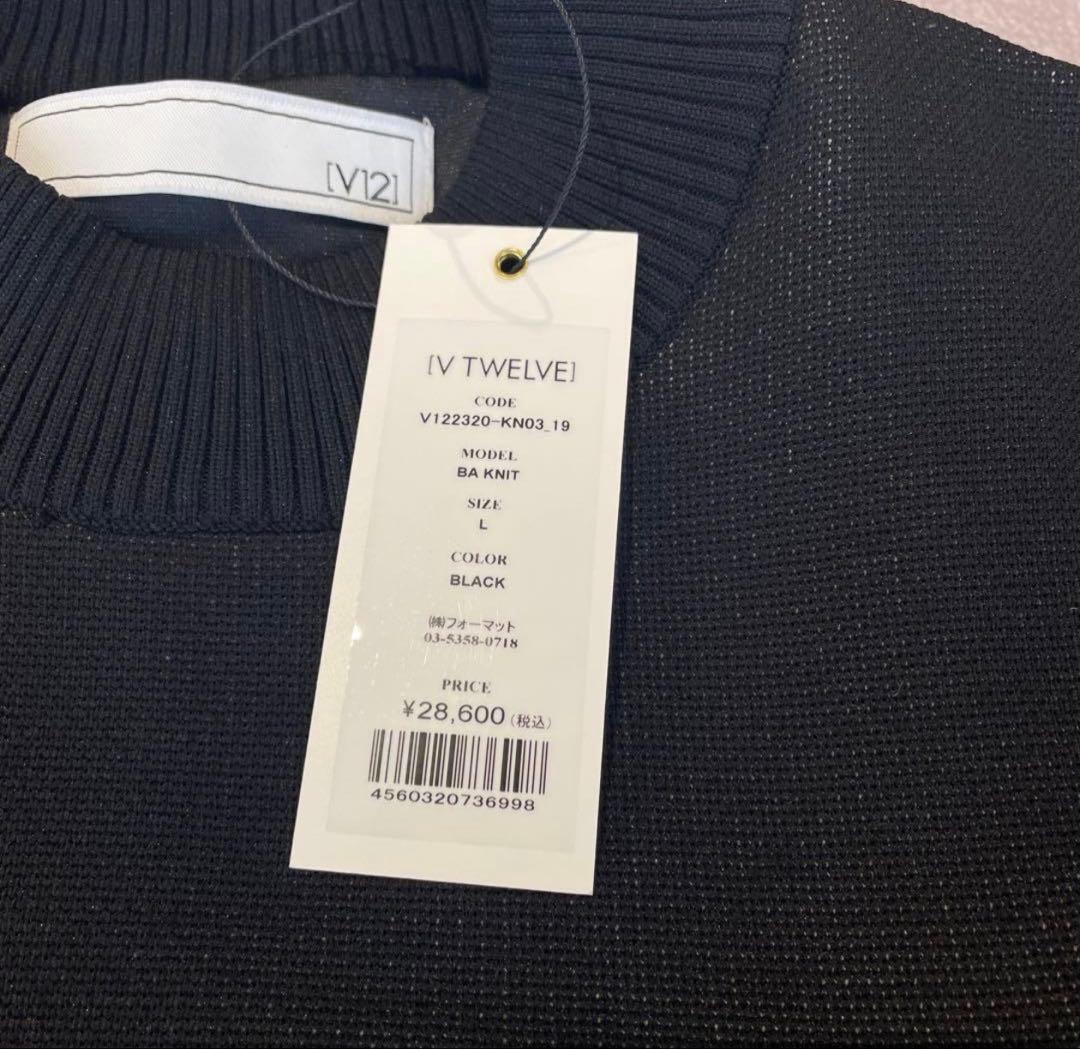 週末限界値引き　ゴルフ★V12★BA KNIT★メンズL★新品