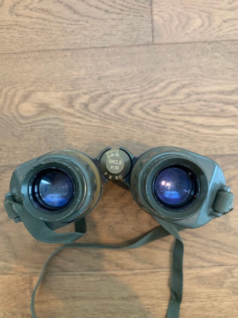 米軍実物 M19 7x50 軍用双眼鏡ハードケー ス付　レア