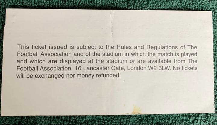 '95 Japan vs Brazil グディソンパーク(リバプール)