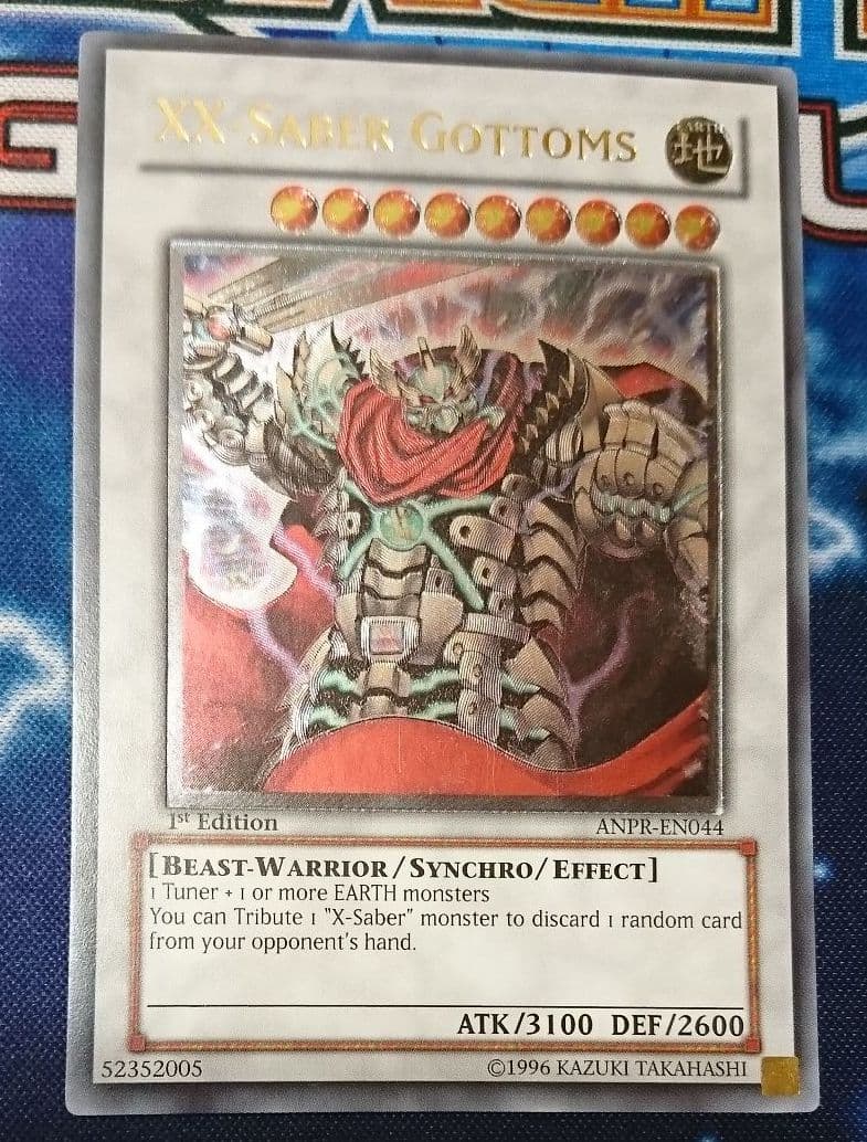 遊戯王 ＸＸ－セイバー ガトムズ 英語　EU版1stレリーフ　ANPR