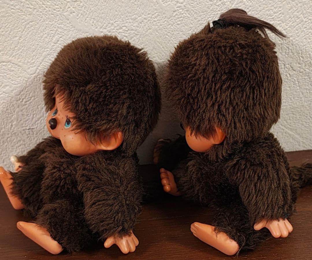 【希少：セキグチ】1970年代 初代 モンチッチ ２体セット 昭和レトロ