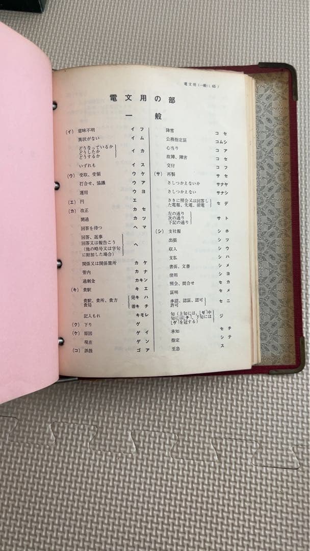 【古本】　日本国有鉄道　電報略号集　昭和40年