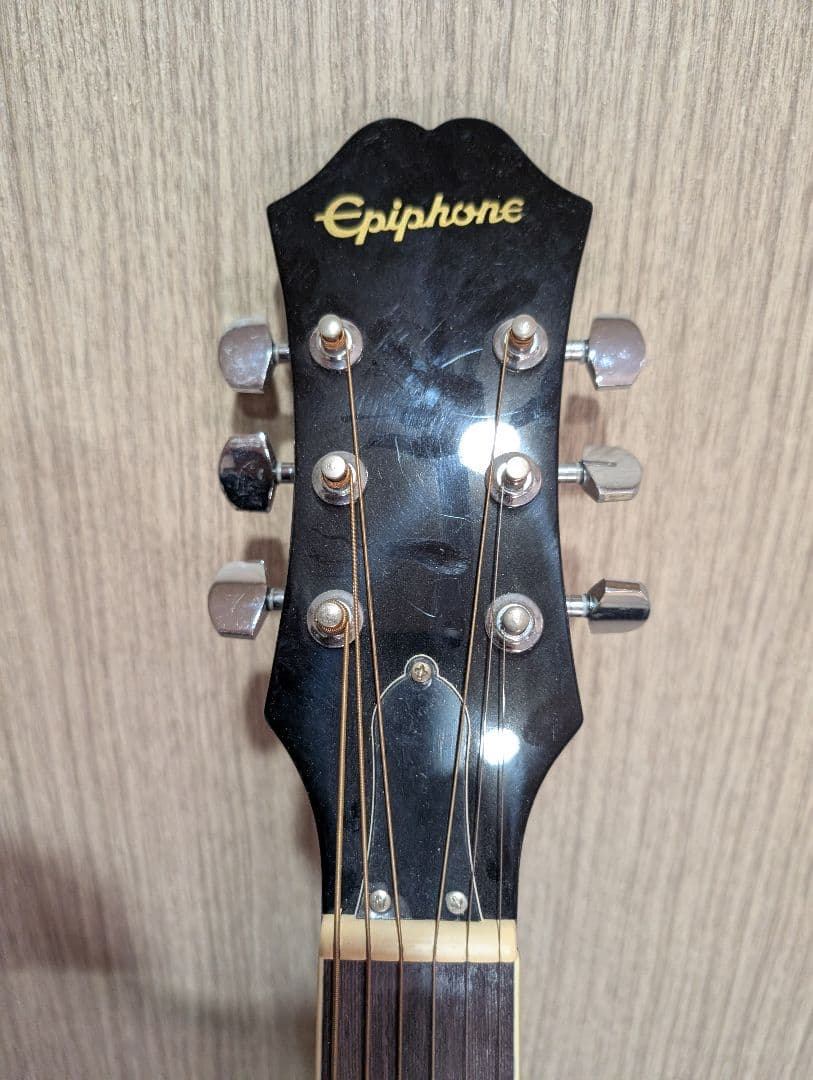 美品/Epiphone　DR-100EB 改チューナー付エレアコ　ケース付