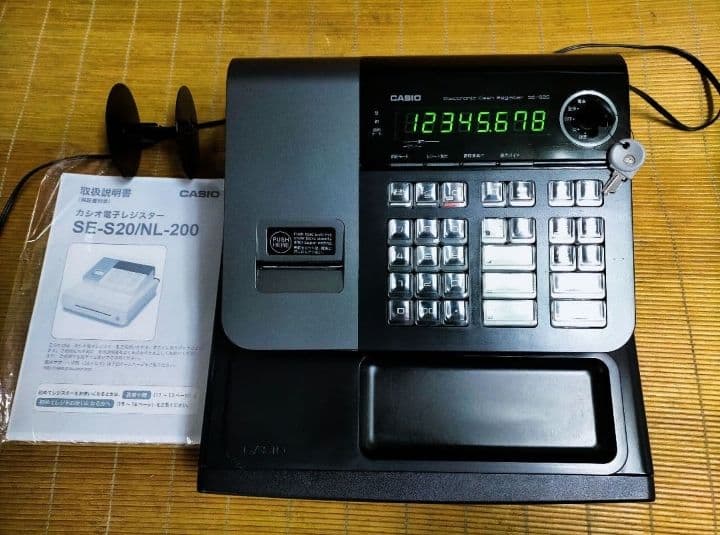 カシオレジスター　SE-S20/NL200　人気機種　送料無料　00833