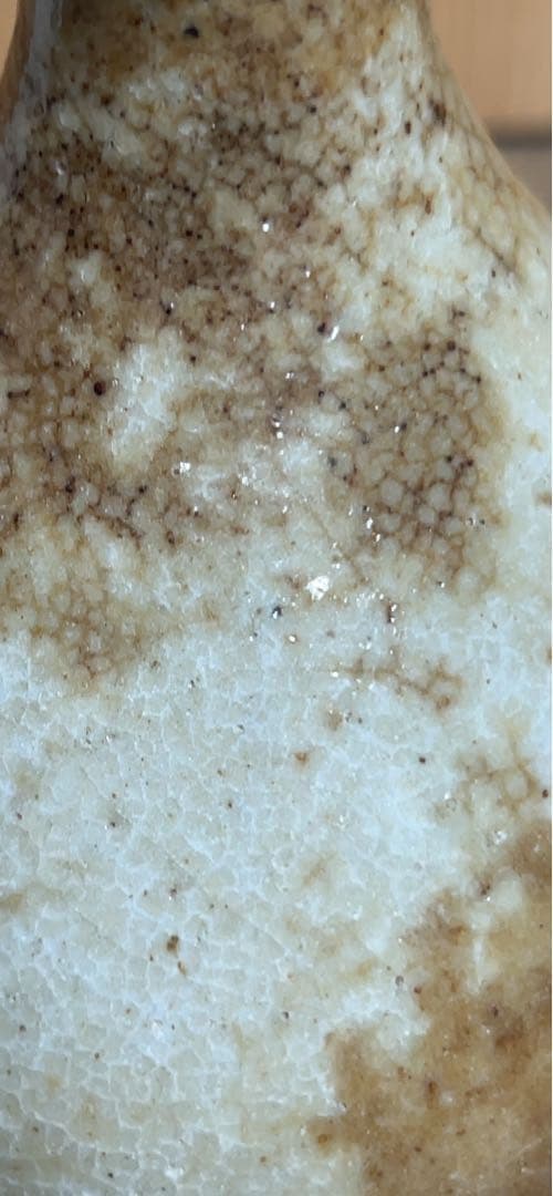 李朝後期　雨漏白磁徳利