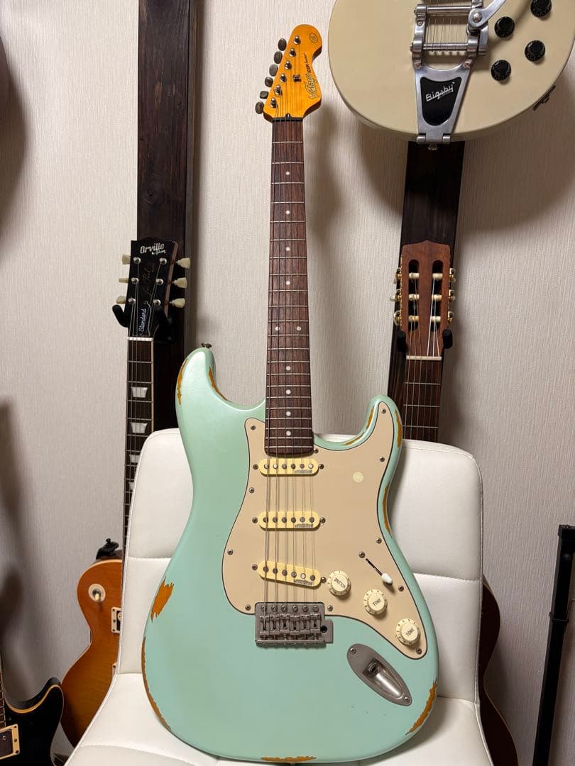 jhs vintage icon v6 エレキギター レリック加工