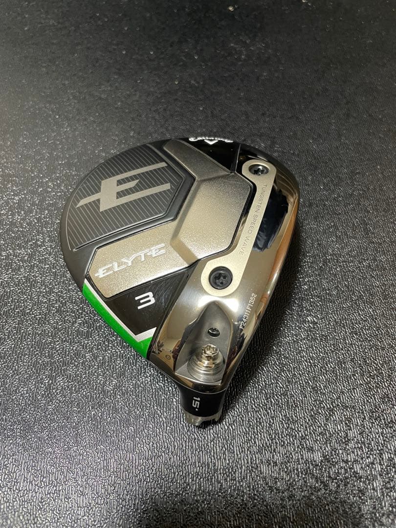 エリート　Elyte ３W ヘッドのみ　 キャロウェイ ヘッドカバー付