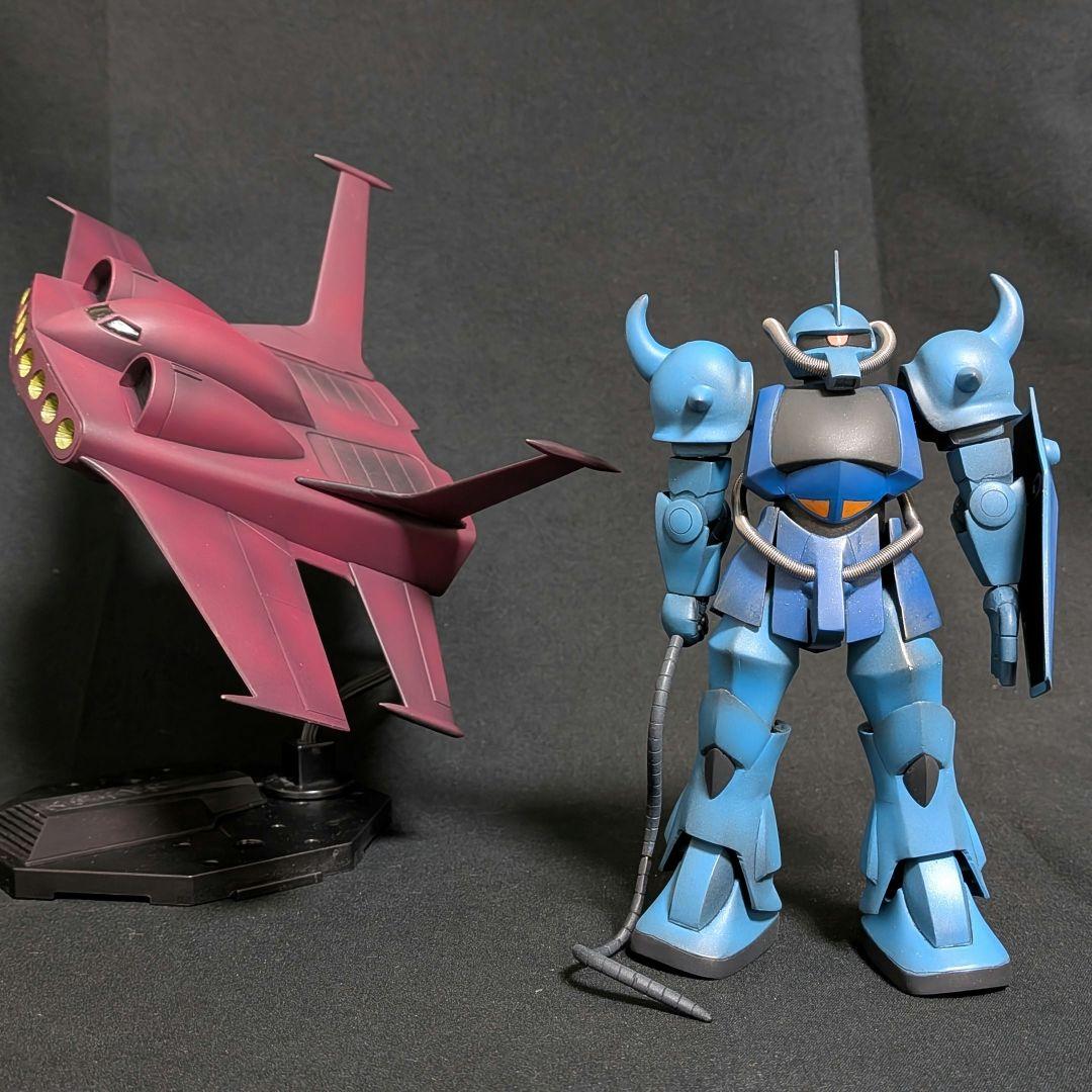 旧キット1/144グフ、ドダイYS塗装済み完成品セット