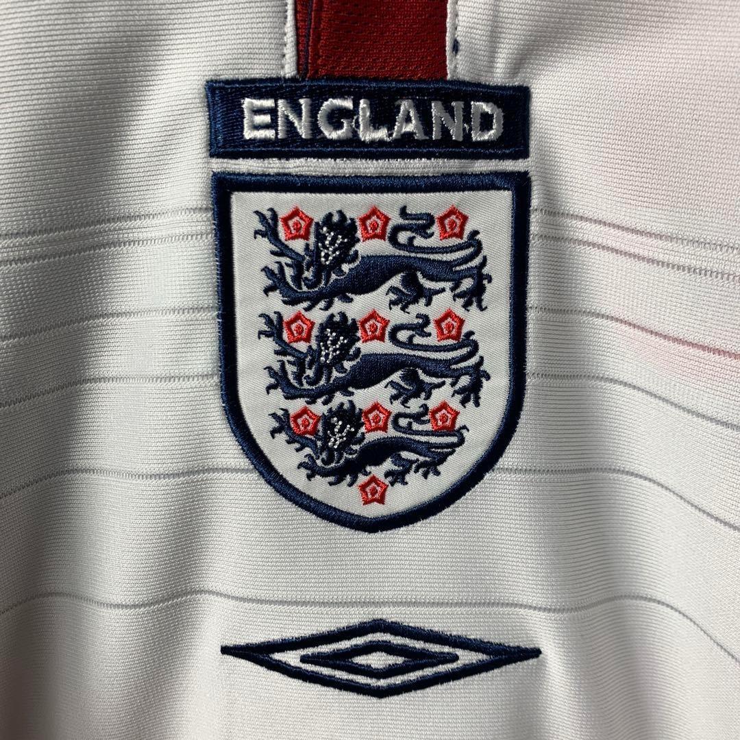 【★ベッカム】 2004年 イングランド代表 7 サッカー ゲームシャツ 2XL