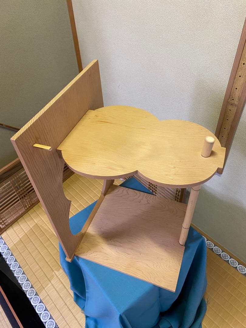 茶道具/瓢棚 淡々斎好写 裏千家 組立式 ひさごたな