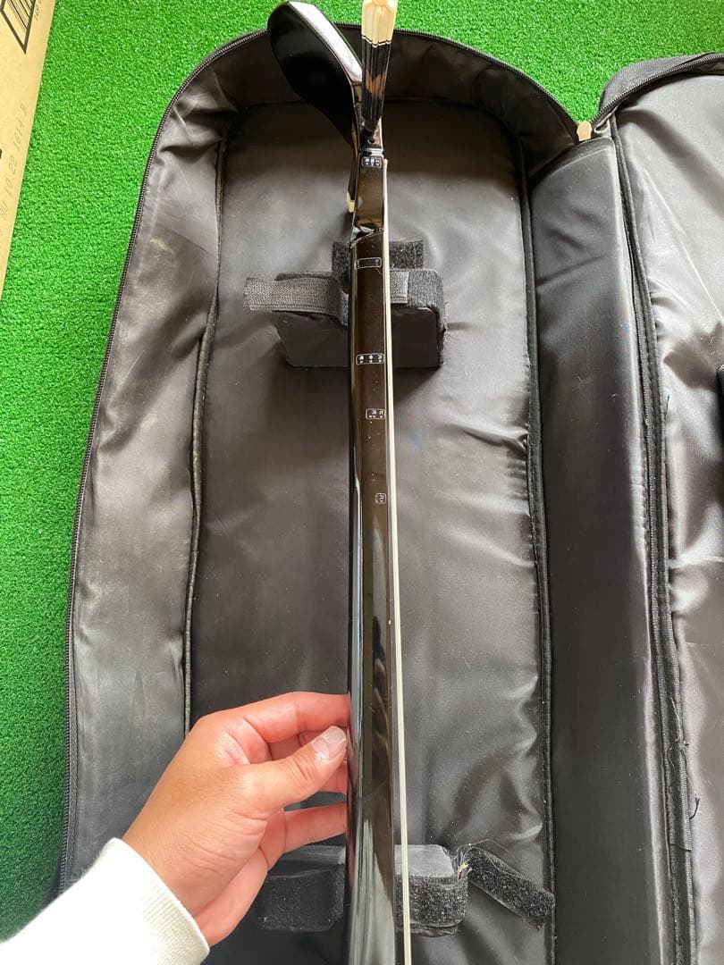 沖縄三線　蛇革　本革　ケース付き