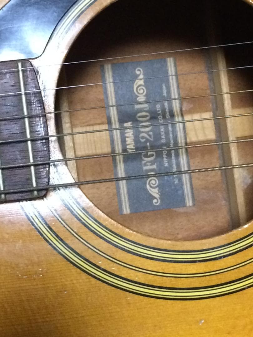 レア　ヤマハFG200Jハードケース付き