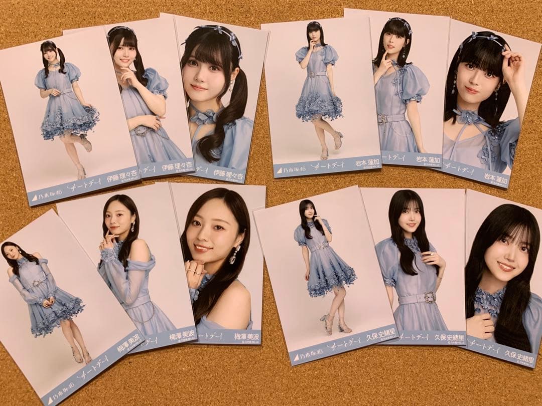 乃木坂46 ✨ チートデイ 生写真 32人 × 3種 全96種 フルコンプ