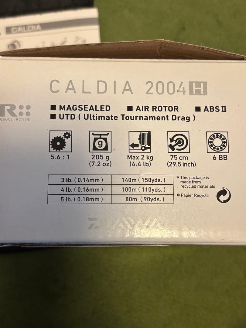 14カルディア　Daiwa CALDIA 2004-H フィッシングリール　美品