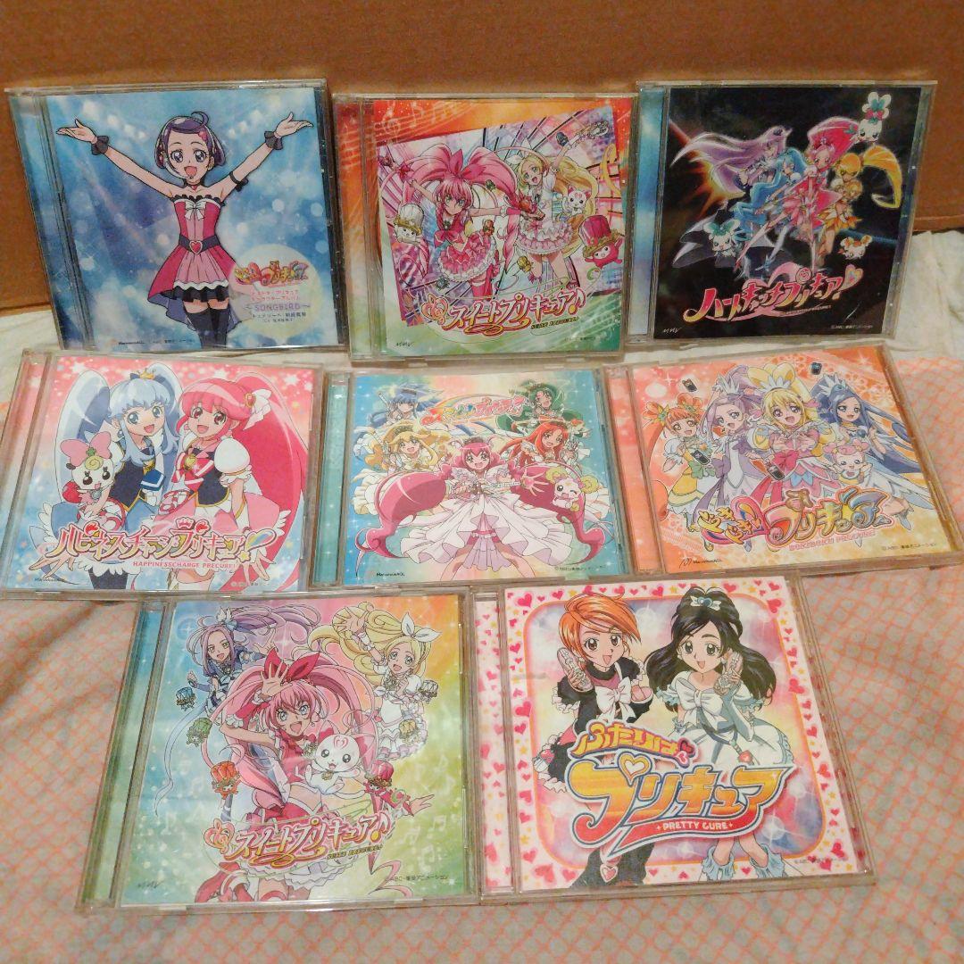 ▶プリキュアシリーズ CD 8枚　DVD4枚 ふたりはドキドキスマイルスイート