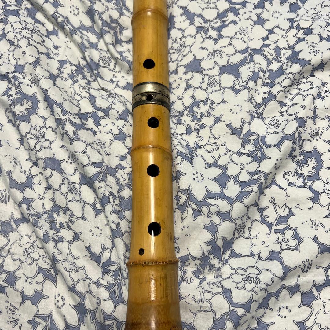尺八　約51cm 銘　竹治
