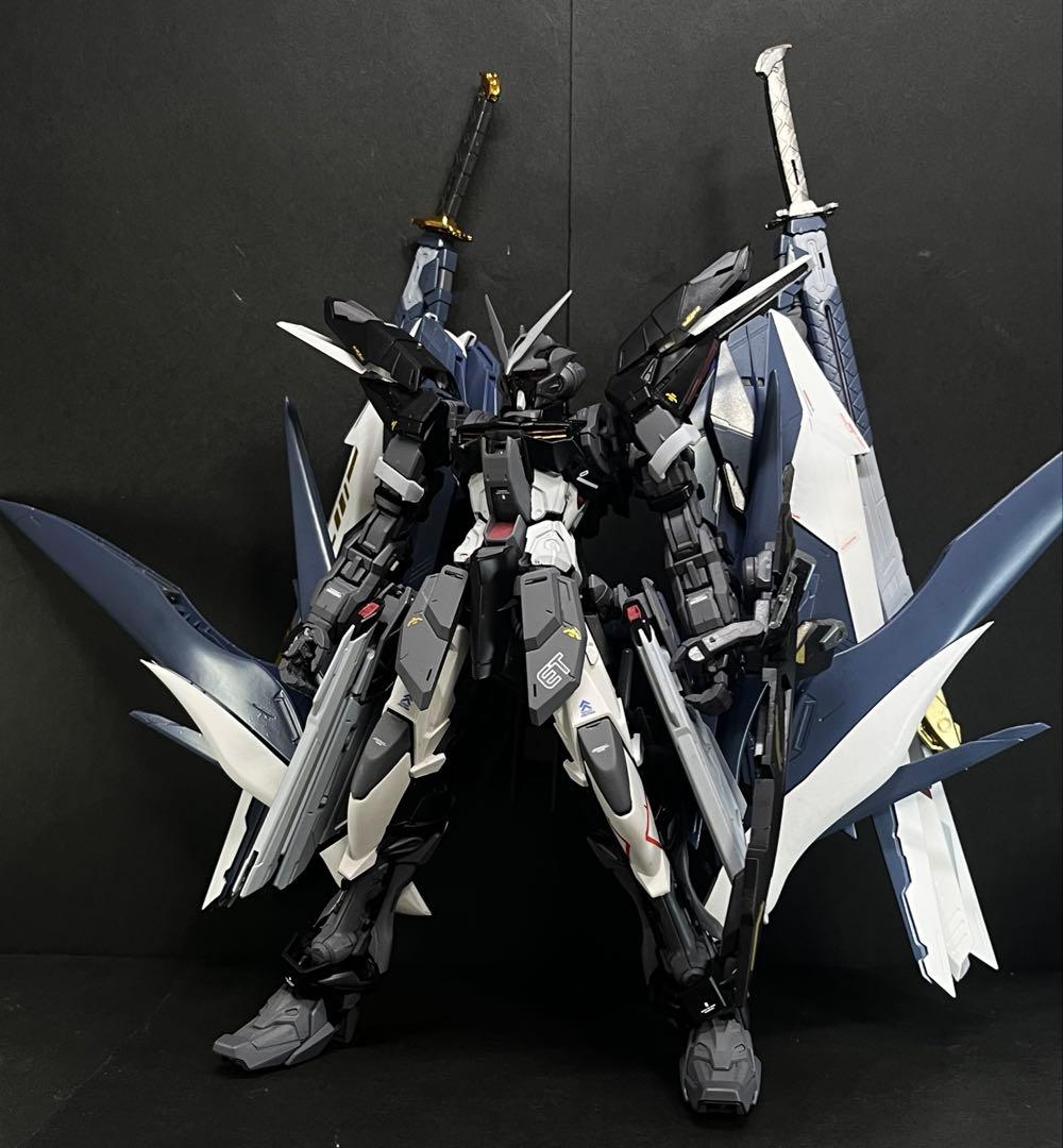 ガンプラ　全塗装完成品　MG ガンダムアストレイ