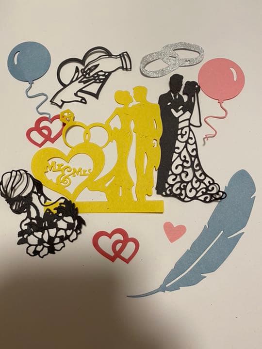 クラフトパンチ☆ダイカット☆ウェディングセット②