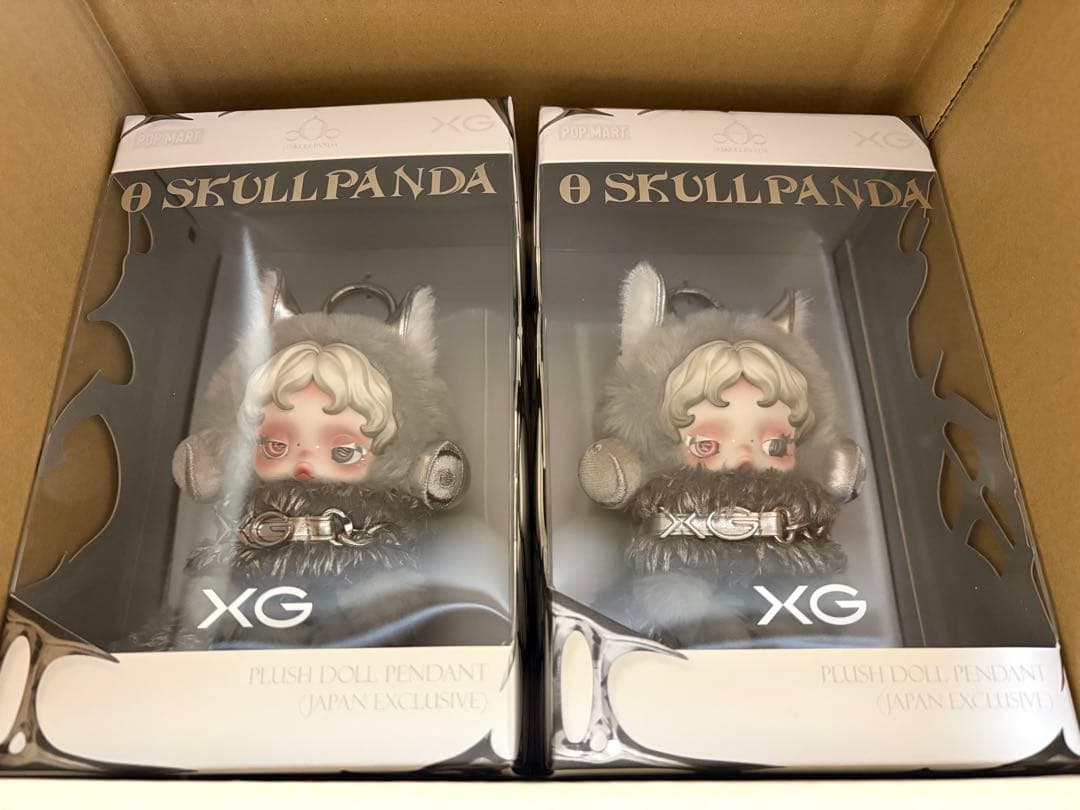 【新品未開封品】POPMART SKULLPANDAXGぬいぐるみペンダント2個