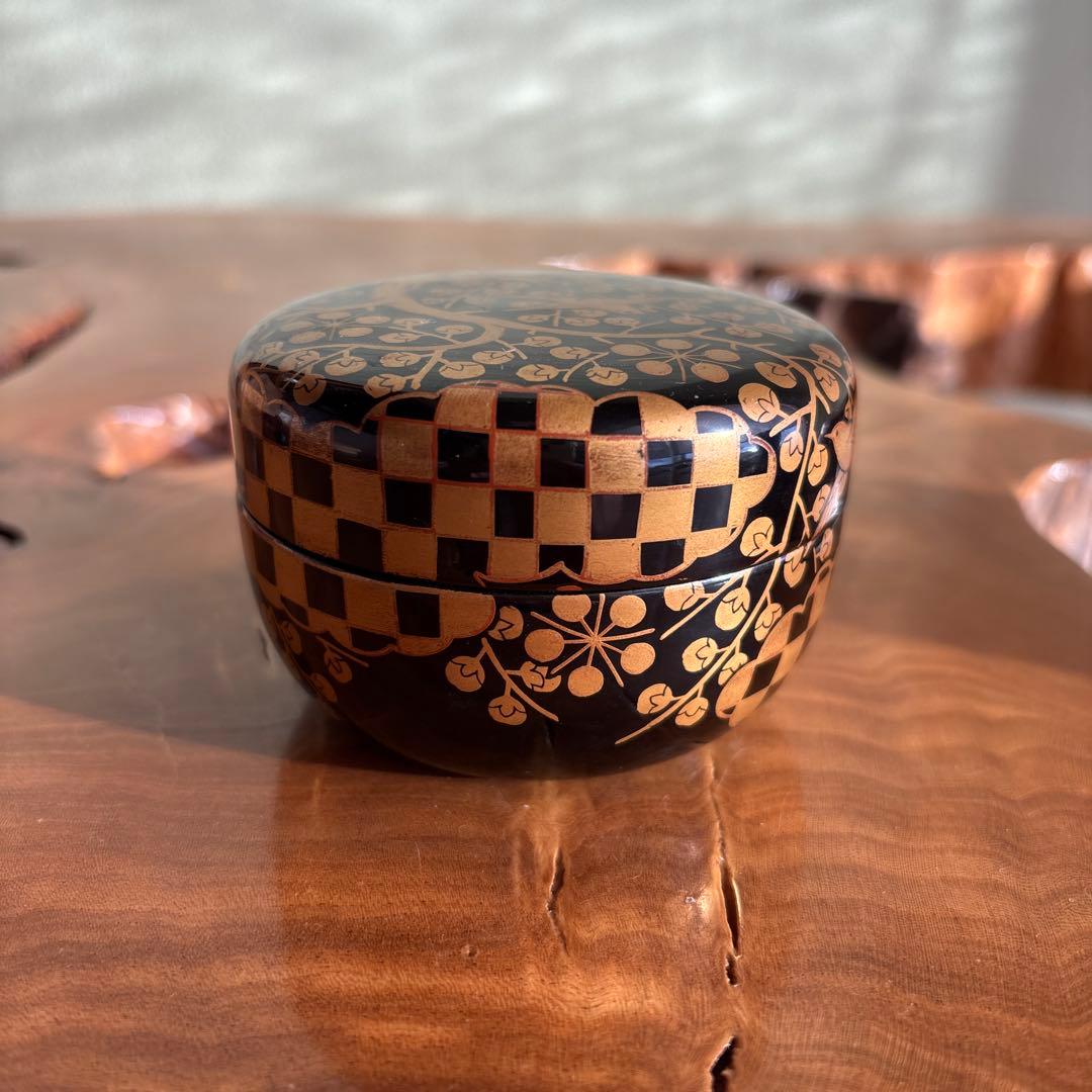 金蒔絵 平棗 茶道具