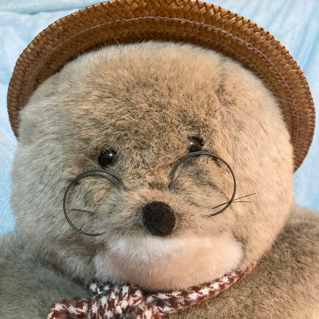 昭和レトロ ナカジマ Heart＆Heart アンクル・モグ　ぬいぐるみ