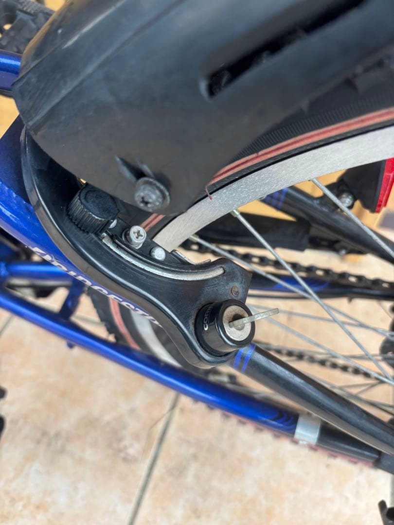 ブリヂストン 美品 24インチ 子供自転車 6段変速 カゴ付