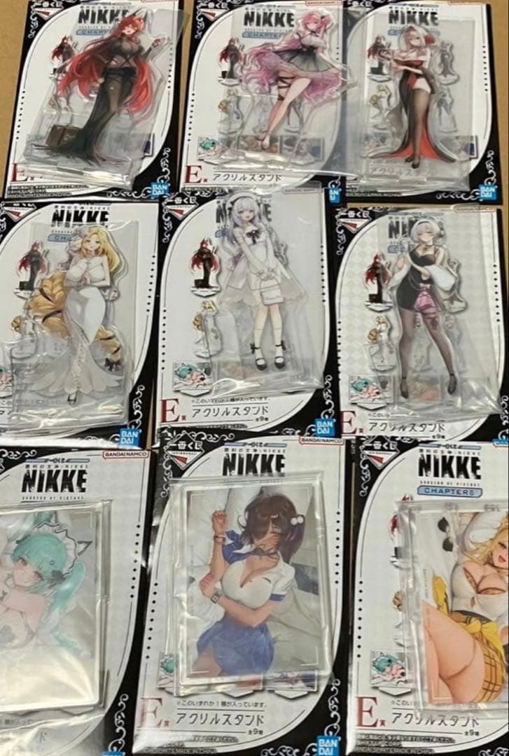 一番くじ 勝利の女神：NIKKE CHAPTER6 アクリルスタンド フルコンプ