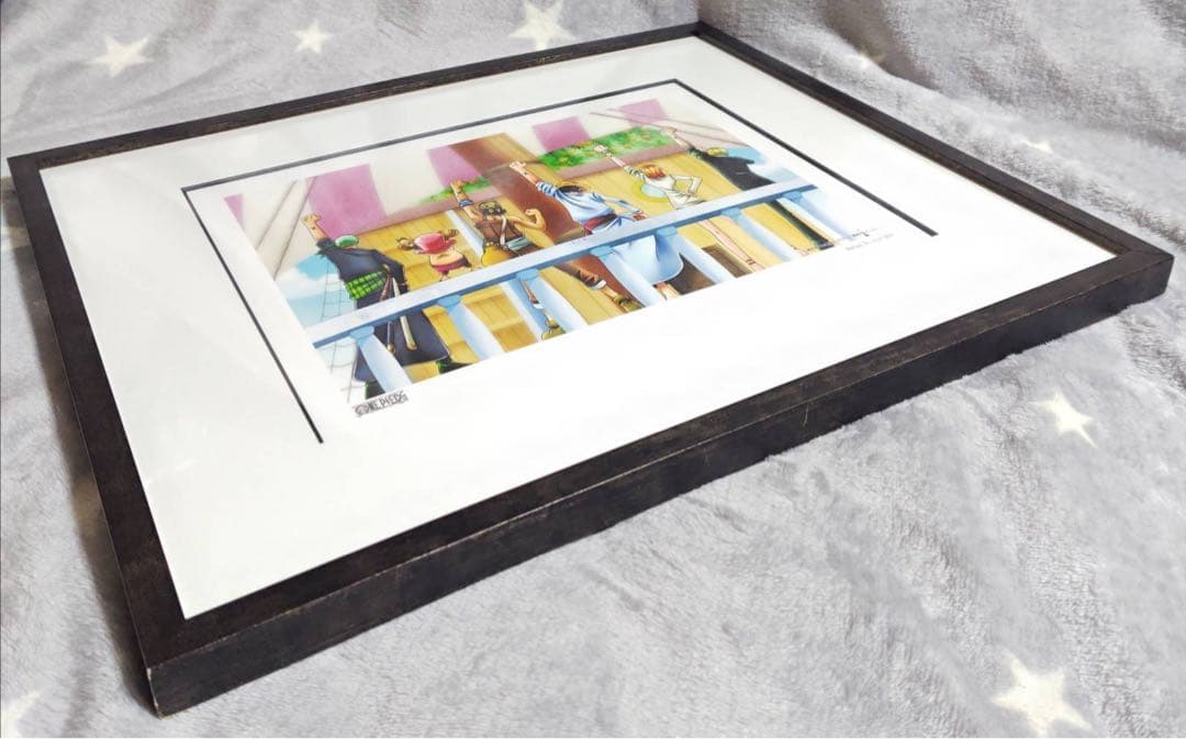 ワンピース 名場面イラスト アラバスタ 複製原画 エディオン 当選品 非売品