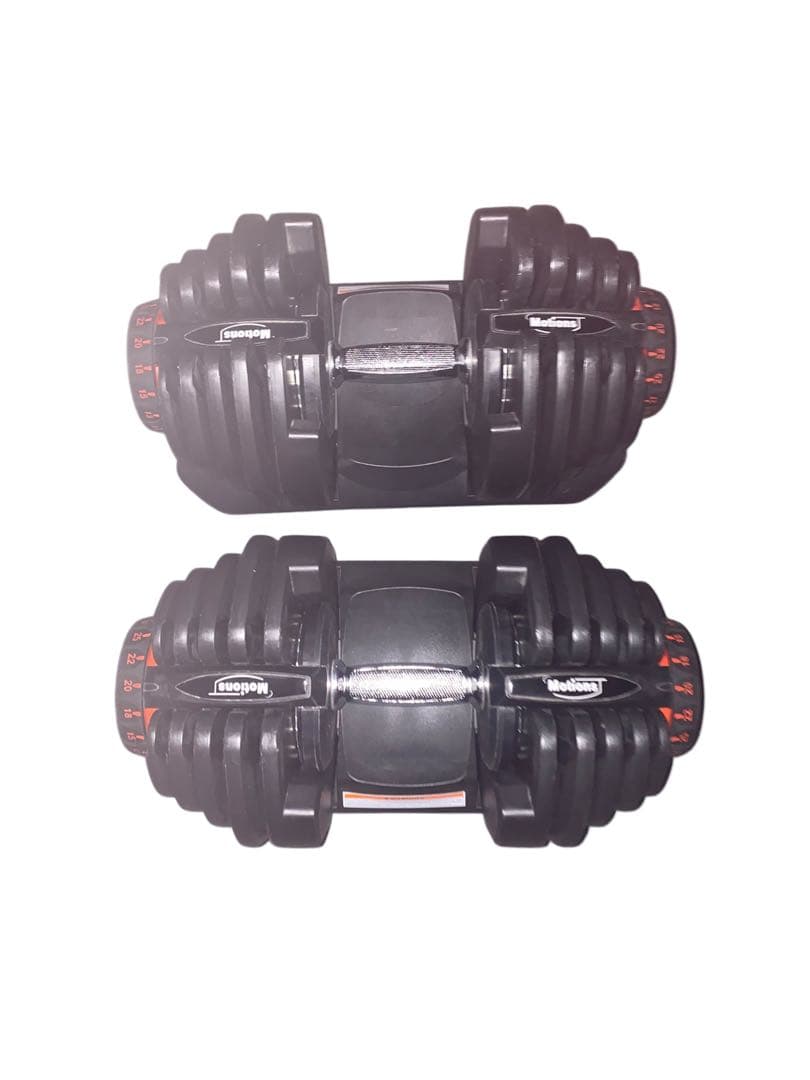 【良品】Motions アジャスタブルダンベル40キロ×2個、1/2梱包　その①