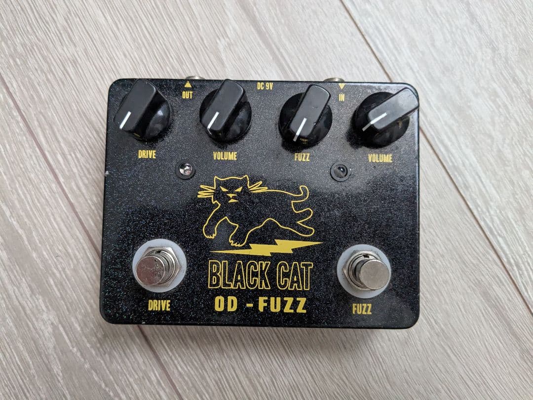【レア】【ジャンク】Black Cat OD-Fuzz ギターエフェクター