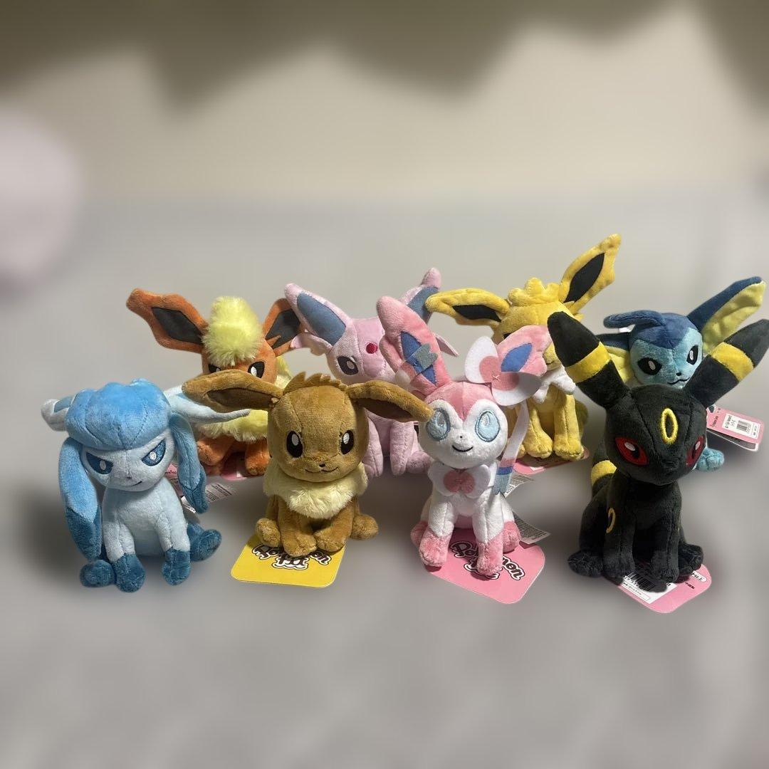 【ポケモン】ポケットモンスター　ブイズ8種セット♡ポケモンセンター産♡