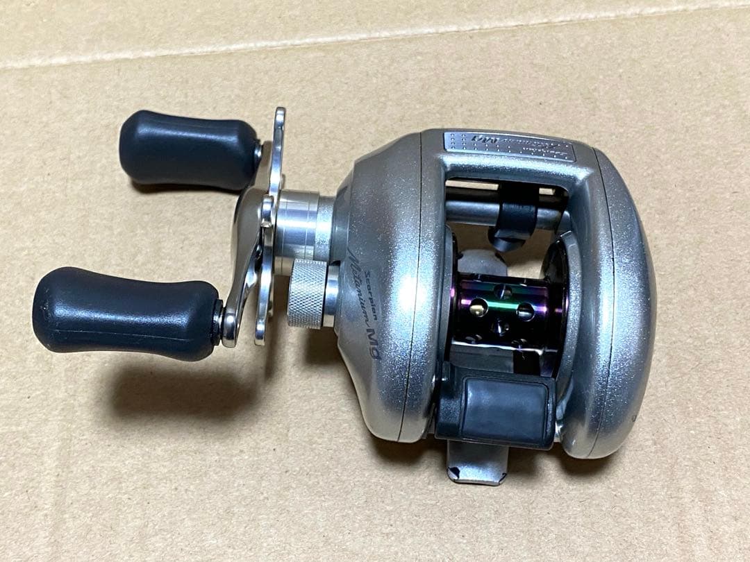 値下げ‼️美品‼️機関良好‼️00シマノメタニウムMGロングハンドル　レフト仕様