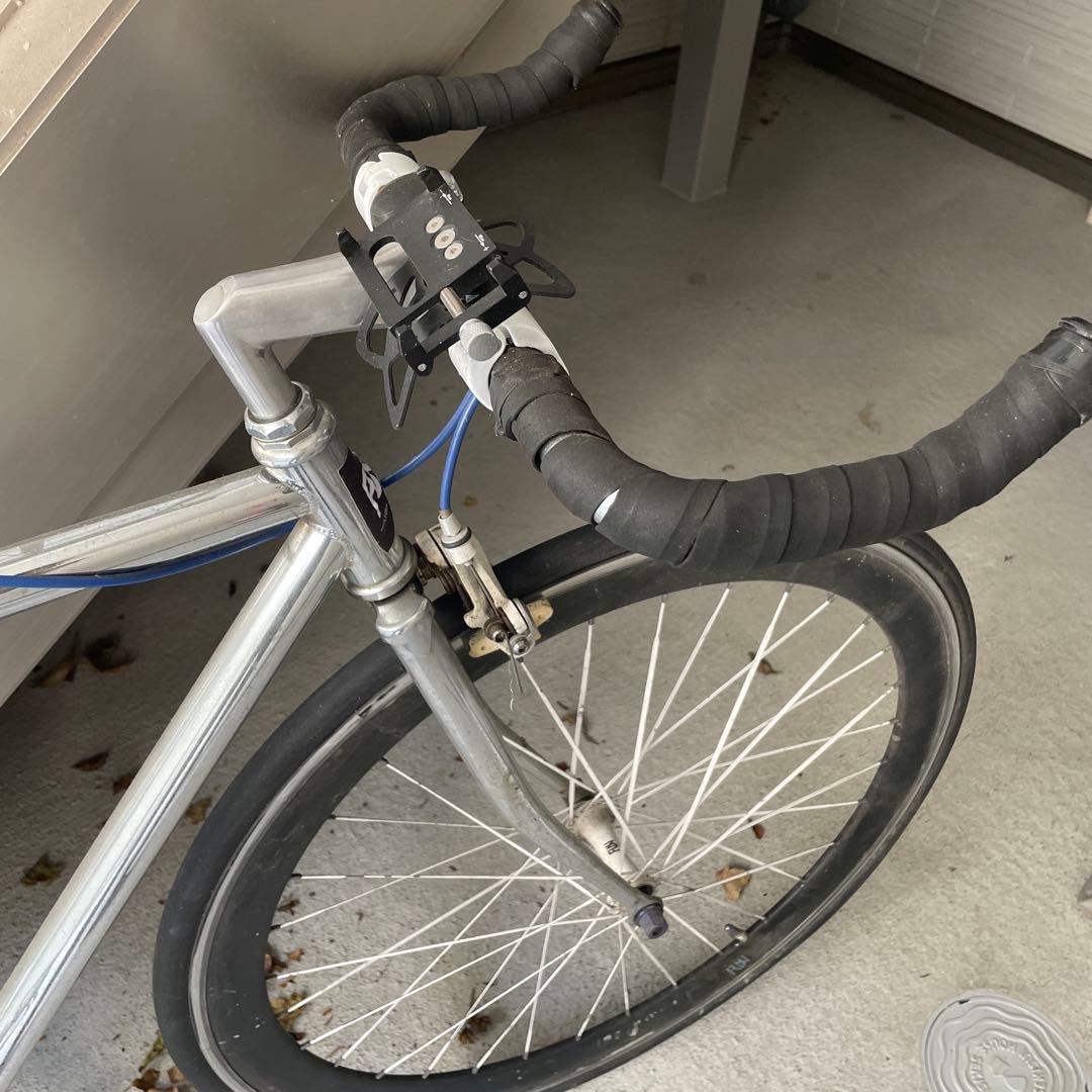 シルバー シングルギア ピストバイク［7/25までに引き取れる方限定］