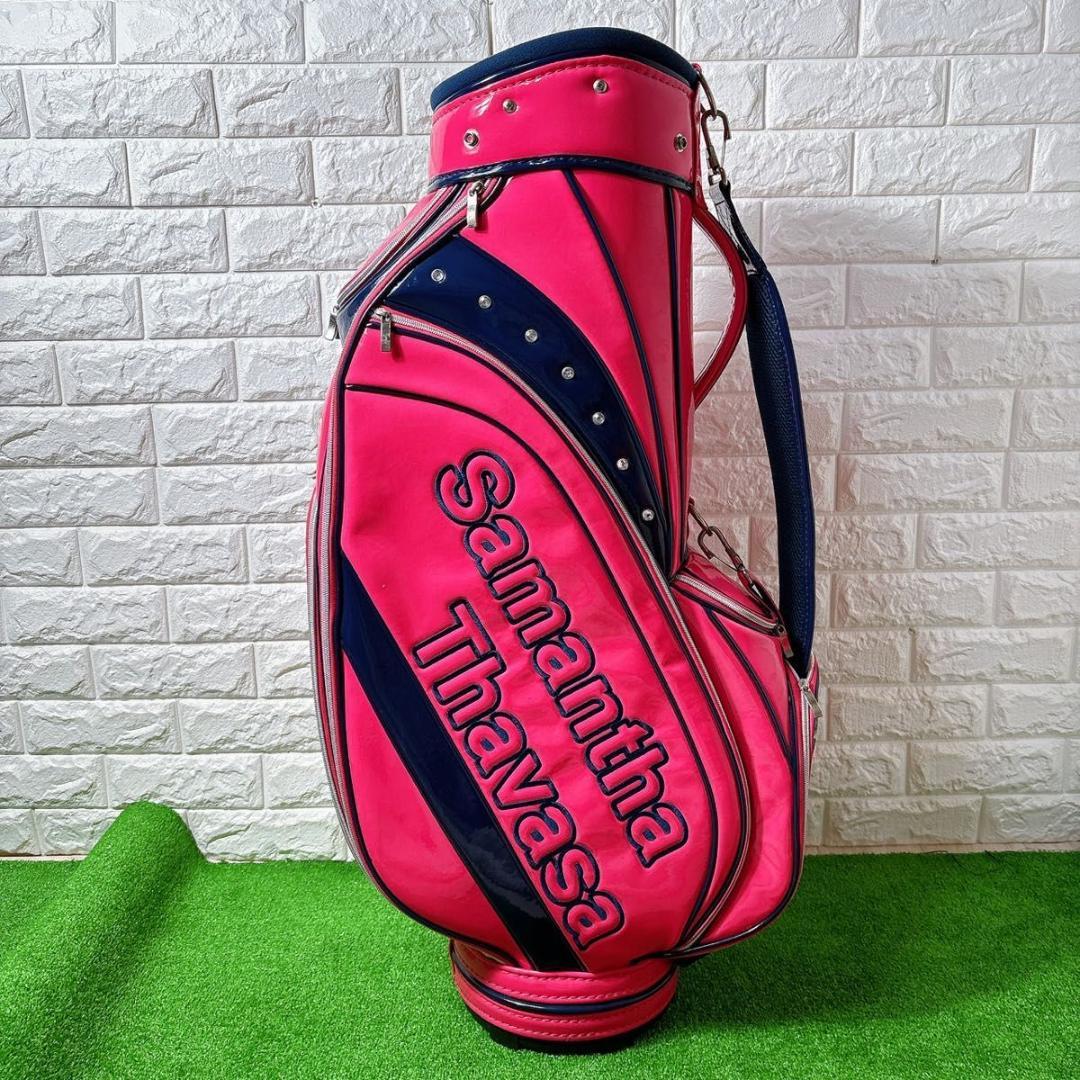 レディース キャディバッグ ゴルフバッグ サマンサタバサ ピンク レア 可愛い