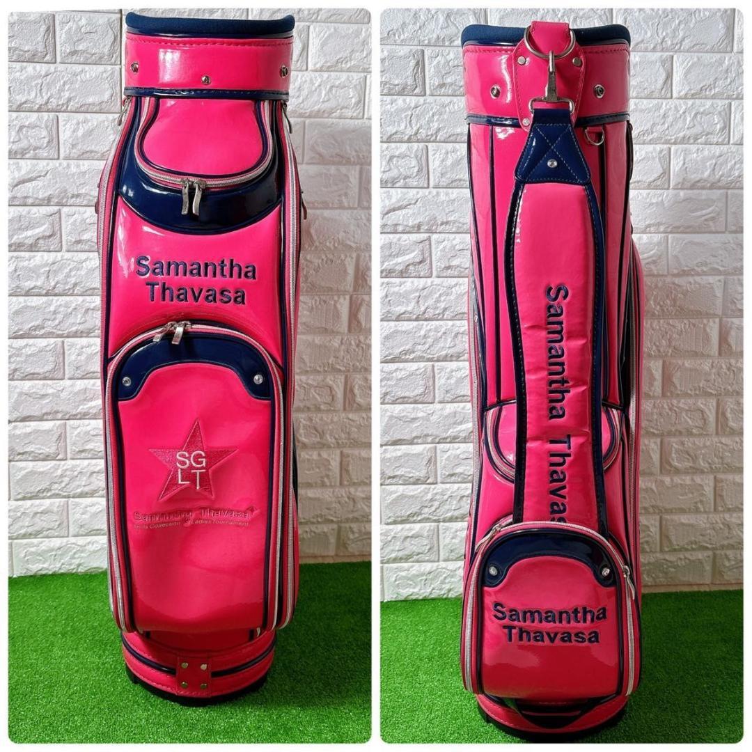 レディース キャディバッグ ゴルフバッグ サマンサタバサ ピンク レア 可愛い