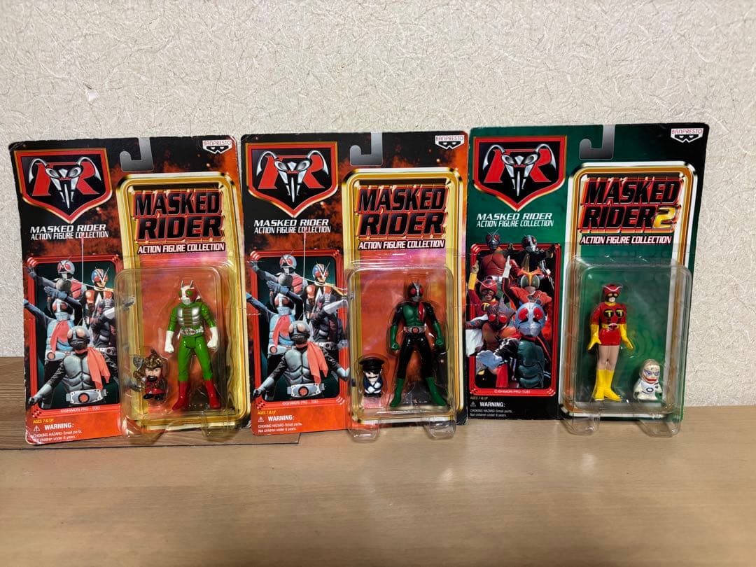 東映特撮ヒーロー　まとめ　アクションフィギュア　仮面ライダー　2号　タックルなど