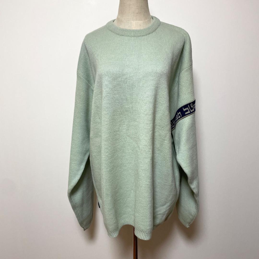 未使用 Burton バートン ミントグリーン ウール混 セーター スノーボード