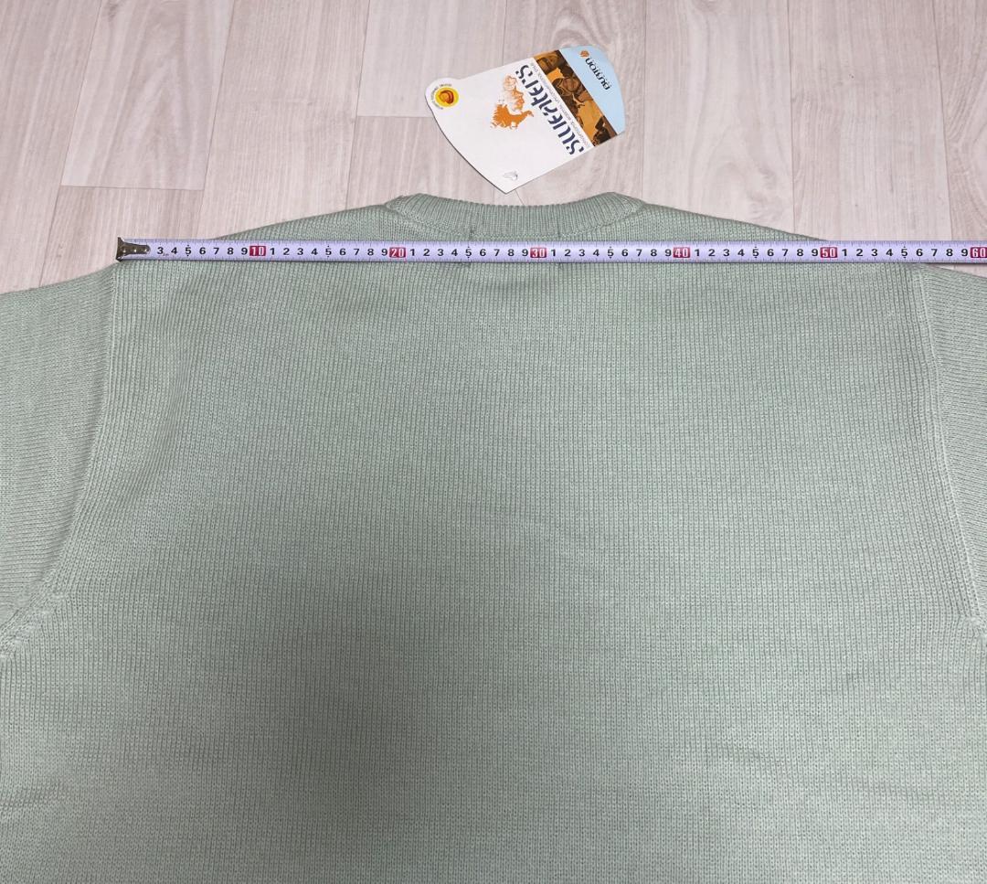 未使用 Burton バートン ミントグリーン ウール混 セーター スノーボード